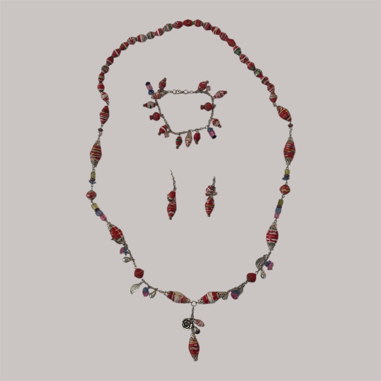 Red Sky Jewelry Set